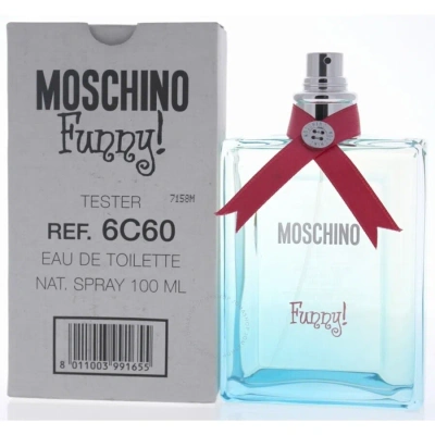 Moschino Ladies Funny Edt Spray 3.3 oz (tester) Fragrances 843711122186 In Green / Pink