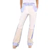 Moschino Ladies Multi-panel Design Trousers In Multi