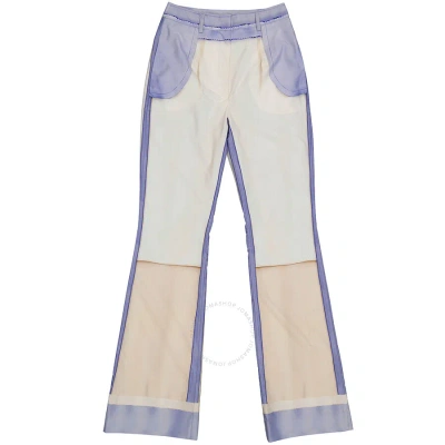 MOSCHINO MOSCHINO LADIES MULTI-PANEL DESIGN TROUSERS