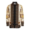 Moschino Ladies Multicolor Teddy Bear Silk Button-up Shirt In Multicolor