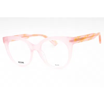 Moschino Ladies Pink Cat Eye Eyeglass Frames Mos613