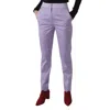 Moschino Ladies Purple High-waisted Tailored Trousers