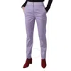 Moschino Ladies Purple High-waisted Tailored Trousers In Purple