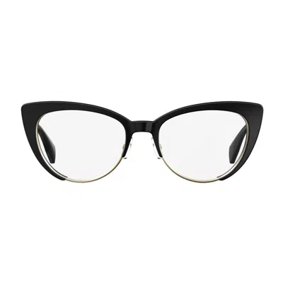 Moschino Ladies' Spectacle Frame  Mos521-807  51 Mm Gbby2 In Black