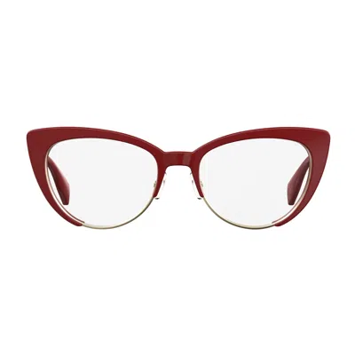 Moschino Ladies' Spectacle Frame  Mos521-c9a  51 Mm Gbby2 In Brown