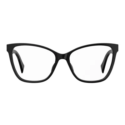 Moschino Ladies' Spectacle Frame  Mos550-807  54 Mm Gbby2 In Black