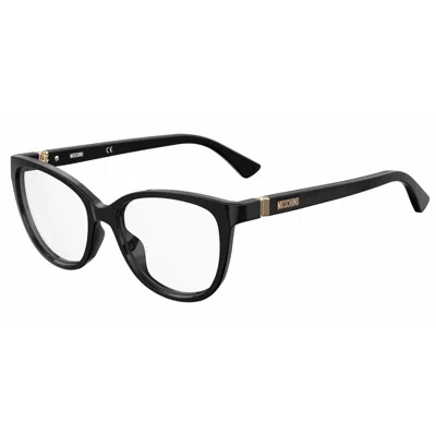 Moschino Ladies' Spectacle Frame  Mos559-807  53 Mm Gbby2 In Black