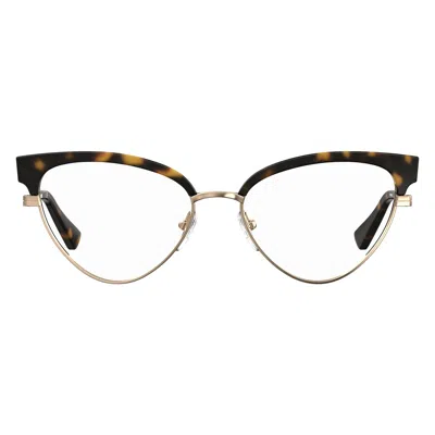 Moschino Ladies' Spectacle Frame  Mos560-086  52 Mm Gbby2 In Black