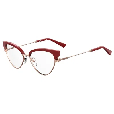 Moschino Ladies' Spectacle Frame  Mos560-c9a  52 Mm Gbby2 In Brown