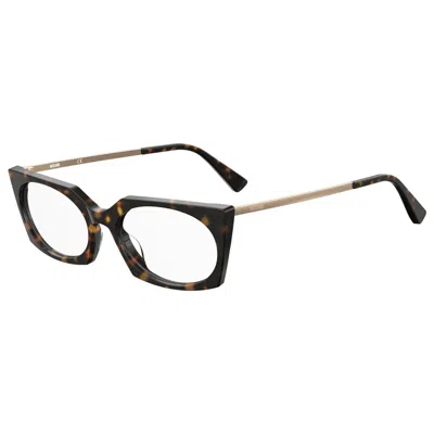 Moschino Ladies' Spectacle Frame  Mos570-086  54 Mm Gbby2 In Brown