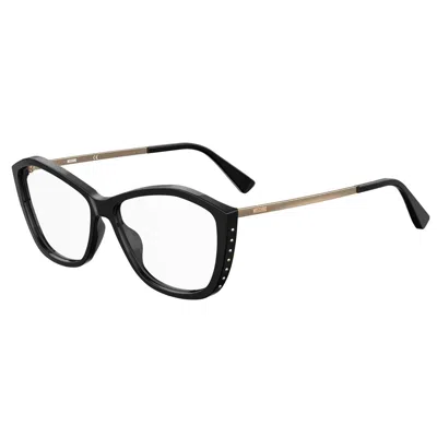 Moschino Ladies' Spectacle Frame  Mos573-807  55 Mm Gbby2 In Black