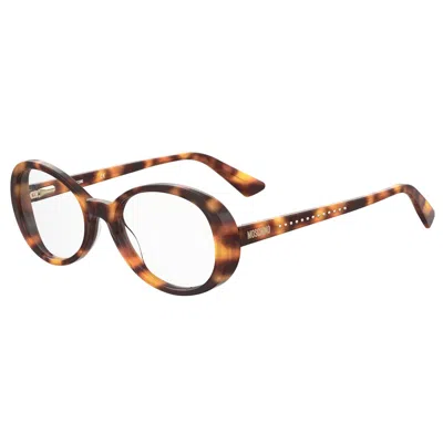 Moschino Ladies' Spectacle Frame  Mos594-05l  54 Mm Gbby2 In Brown