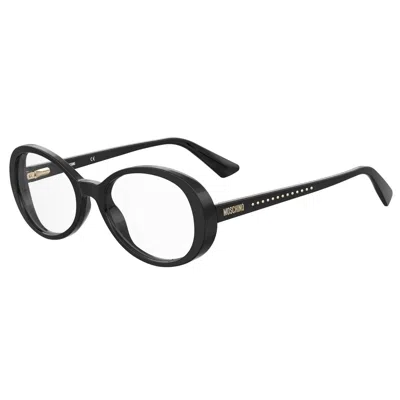 Moschino Ladies' Spectacle Frame  Mos594-807  54 Mm Gbby2 In Black