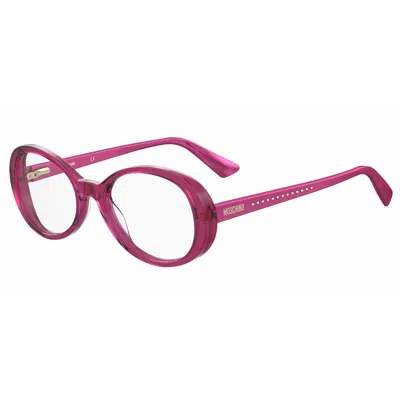 Moschino Ladies' Spectacle Frame  Mos594-mu1  54 Mm Gbby2 In Pink