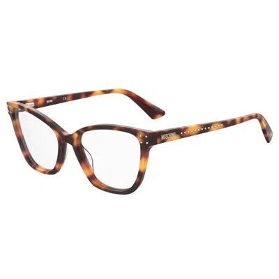 Moschino Ladies' Spectacle Frame  Mos595-05l  54 Mm Gbby2 In Multi