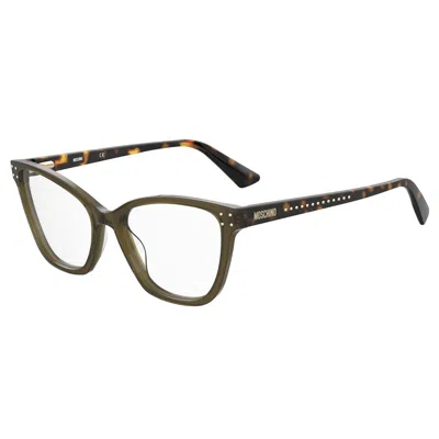 Moschino Ladies' Spectacle Frame  Mos595-3y5  54 Mm Gbby2 In Black