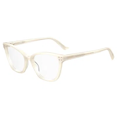 Moschino Ladies' Spectacle Frame  Mos595-5x2  54 Mm Gbby2 In Gold