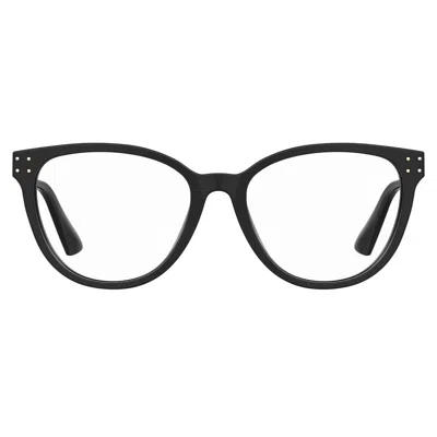 Moschino Ladies' Spectacle Frame  Mos596-807  54 Mm Gbby2 In Black