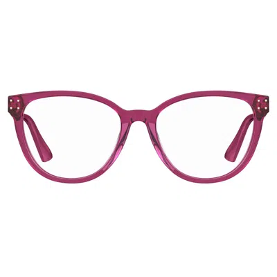 Moschino Ladies' Spectacle Frame  Mos596-mu1  54 Mm Gbby2 In Pink