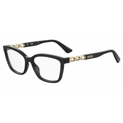 Moschino Ladies' Spectacle Frame  Mos598-807  55 Mm Gbby2 In Black