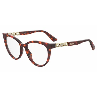 Moschino Ladies' Spectacle Frame  Mos599-086  52 Mm Gbby2 In Multi