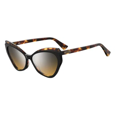 Moschino Ladies' Sunglasses  Mos081-s-wr7-g4  58 Mm Gbby2 In Black
