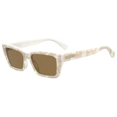 Moschino Ladies' Sunglasses  Mos092-s-szj-70  52 Mm Gbby2 In Green