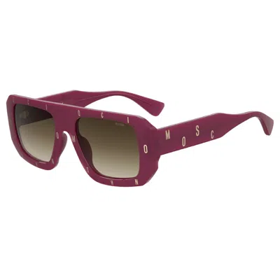 Moschino Ladies' Sunglasses  Mos129-s-mu1  54 Mm Gbby2 In Purple