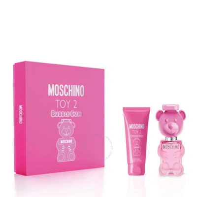 Moschino Ladies Toy 2 Bubble Gum Gift Set Fragrances 8011003864171 In Peach