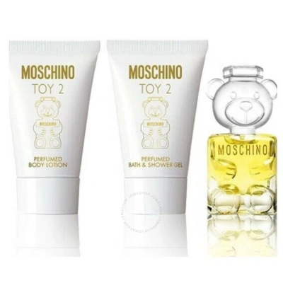 Moschino Ladies Toy 2 Gift Set Fragrances 8011003845552 In Amber / White