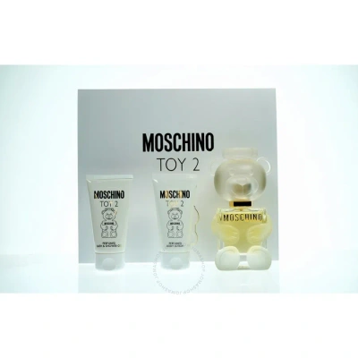 Moschino Ladies Toy 2 Gift Set Skin Care 8011003879519 In Amber / White