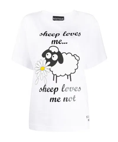 Moschino Lamb Printed T-shirt In White