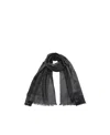 Moschino Lamé Logo-jacquard Scarf
