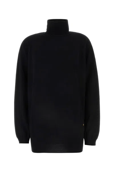 MOSCHINO MOSCHINO BLACK WOOL SWEATER