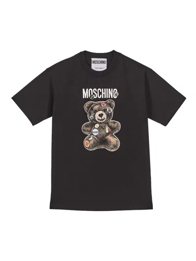 MOSCHINO CAMISETA - NEGRO