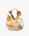Moschino Large  Handle Me Bag In Brown