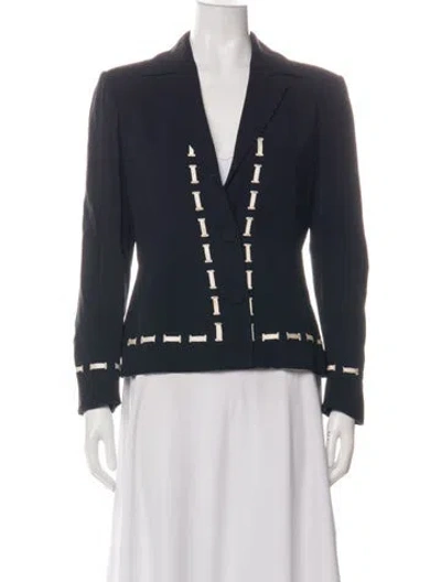 Pre-owned Moschino Late 1990's - Early 2000's Cruise Me Baby Blazer In Multi