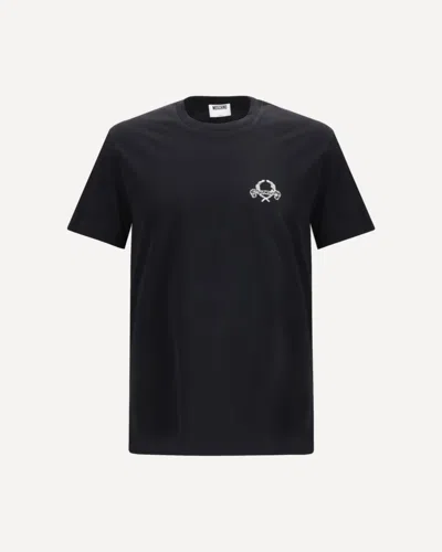 MOSCHINO LAUREL CROWN LOGO T-SHIRT