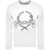 Moschino Laurel Crown Sweatshirt White In White