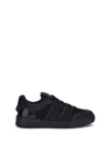 Moschino Leather And Mesh Sneakers