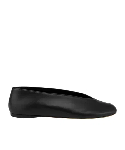 MOSCHINO MOSCHINO ALMOND TOE BALLERINA SHOES