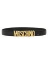 Moschino Belt With Python Print In Black