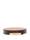 Moschino Leather Belt In Brown