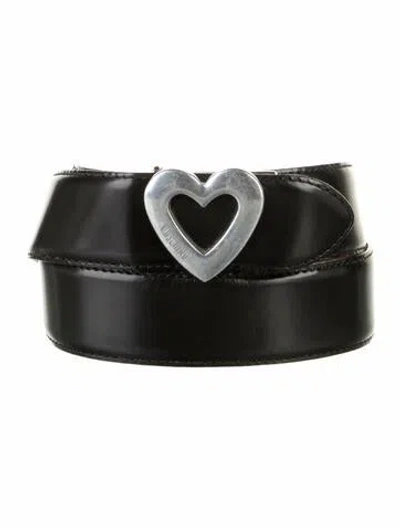 Pre-owned Moschino Leather Belt In Multi