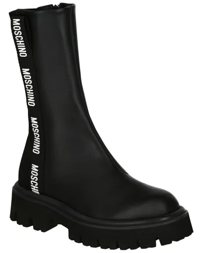 MOSCHINO MOSCHINO LEATHER BOOT