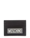 MOSCHINO LEATHER CARD CASE