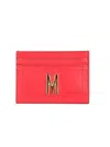 MOSCHINO LEATHER CARD HOLDER