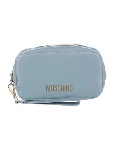 Pre-owned Moschino Leather Cosmetic Bag In Multi