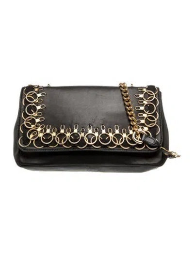 Pre-owned Moschino Leather Crossbody Bag In Black