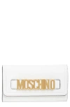 MOSCHINO LEATHER FLAP WALLET